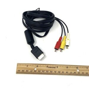 Original Sony PlayStation Microsoft Xbox 360 E Composite AV Cable